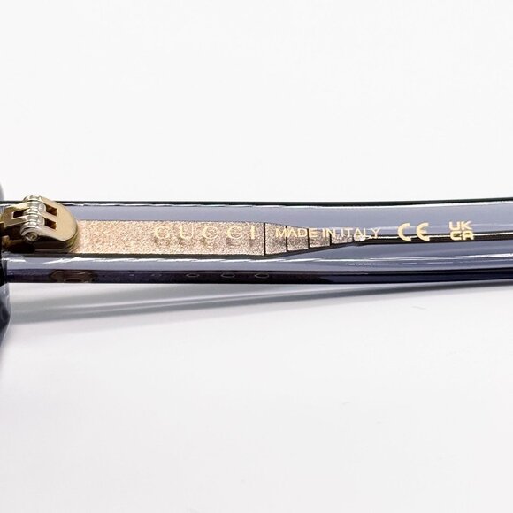 NEW GG1520S 004 WOMEN GRAY CLEAR SUNGLASSES GUCCI - Picture 9 of 10